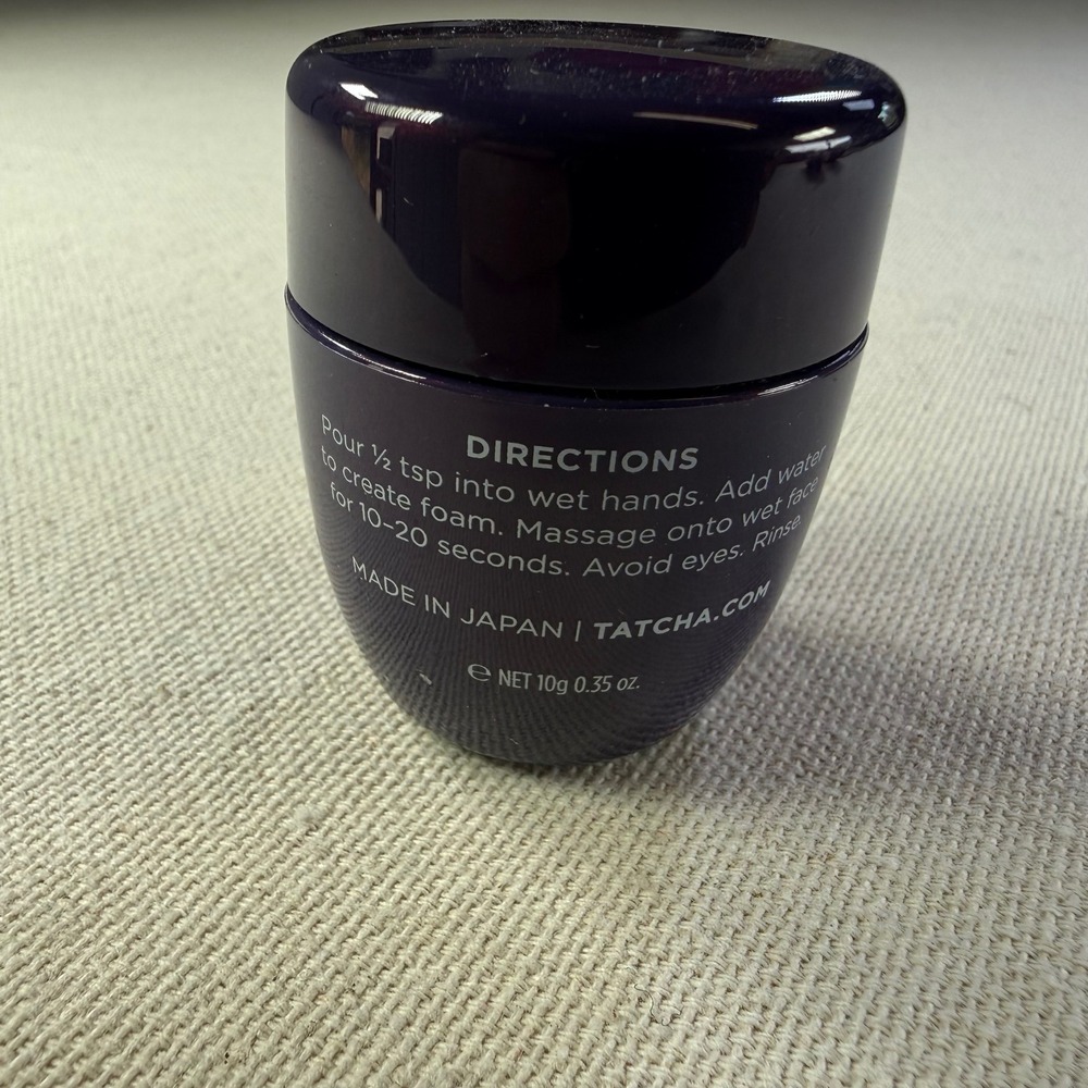 Tatcha Indigo Soothing Rice Enzyme Powder Exfoliator Travel Size 10g 0.35oz - Picture 2 of 3